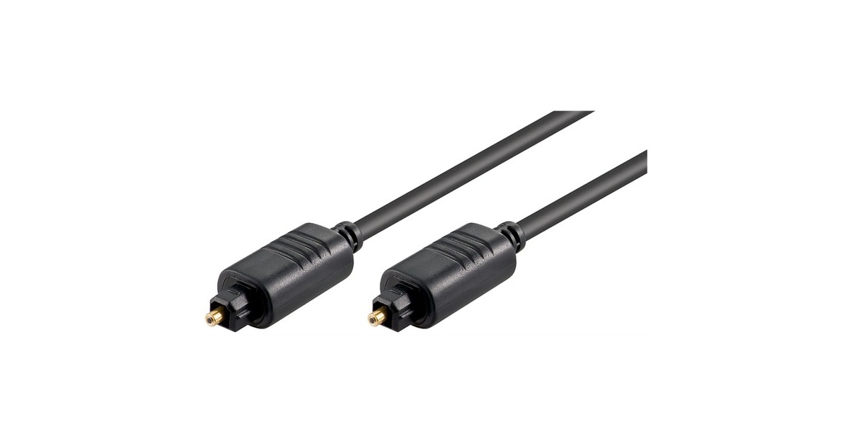 goobay Toslink Kabel(schwarz, 2 Meter)