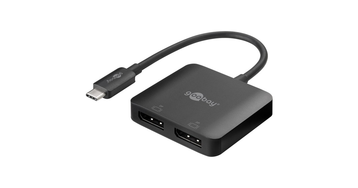 2x DisplayPort Buchse(schwarz, 12cm, bis 8K @ 30Hz)