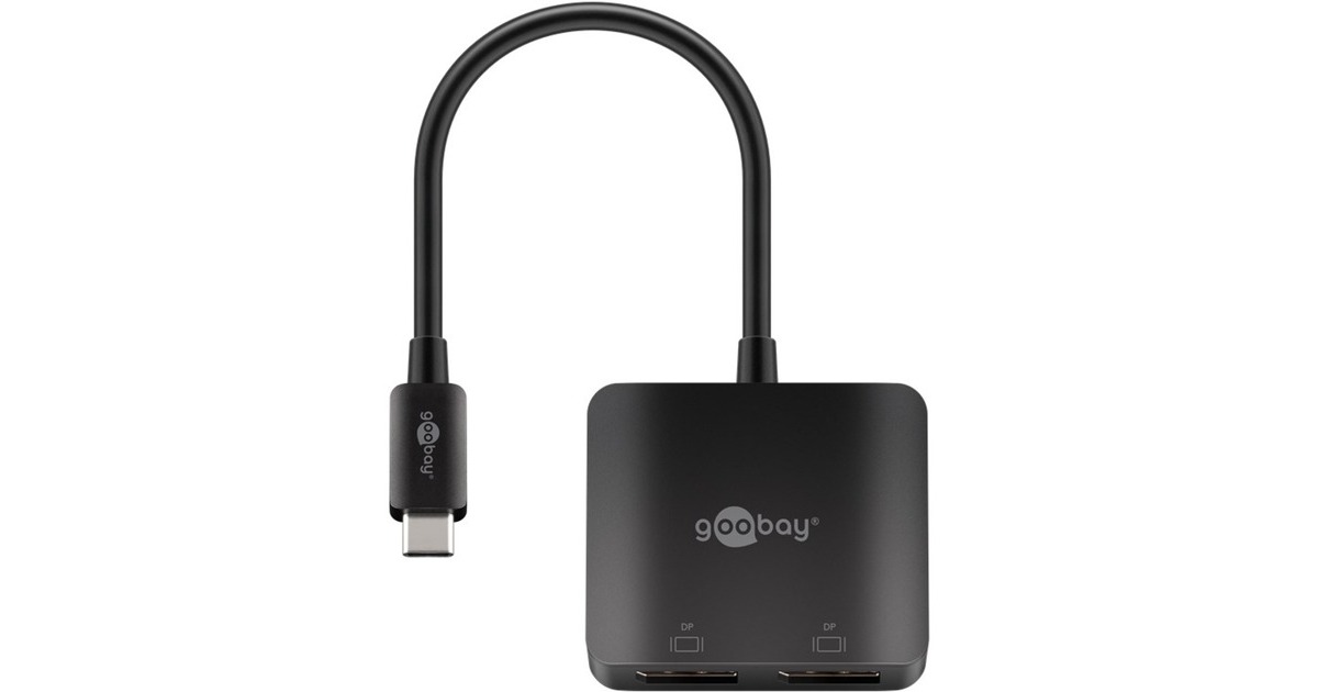 2x DisplayPort Buchse(schwarz, 12cm, bis 8K @ 30Hz)