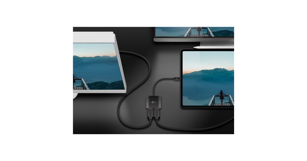 2x DisplayPort Buchse(schwarz, 12cm, bis 8K @ 30Hz)