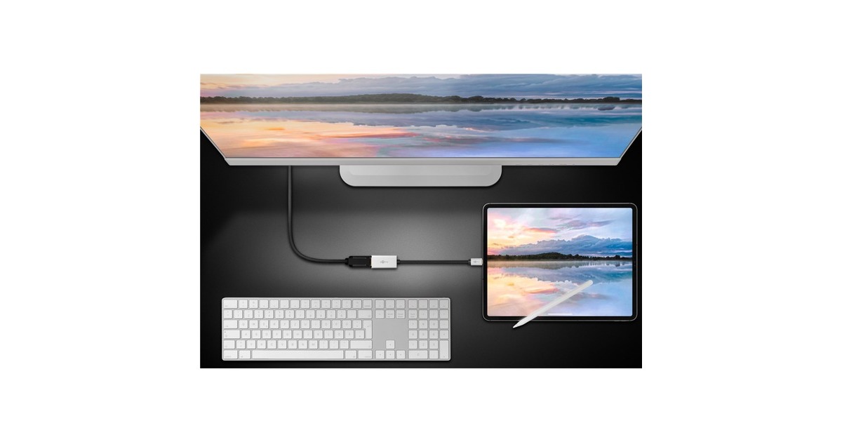 DisplayPort Buchse(schwarz/silber, 15cm, bis 8K @ 60Hz)