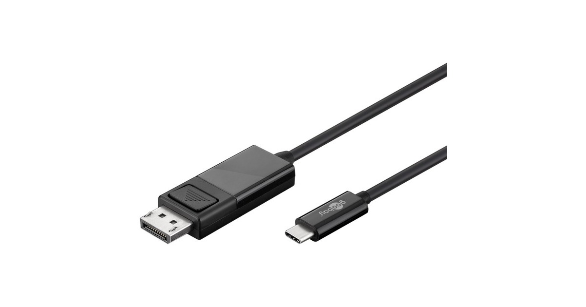 DisplayPort Stecker(schwarz, 1,2 Meter, 4K 60Hz)