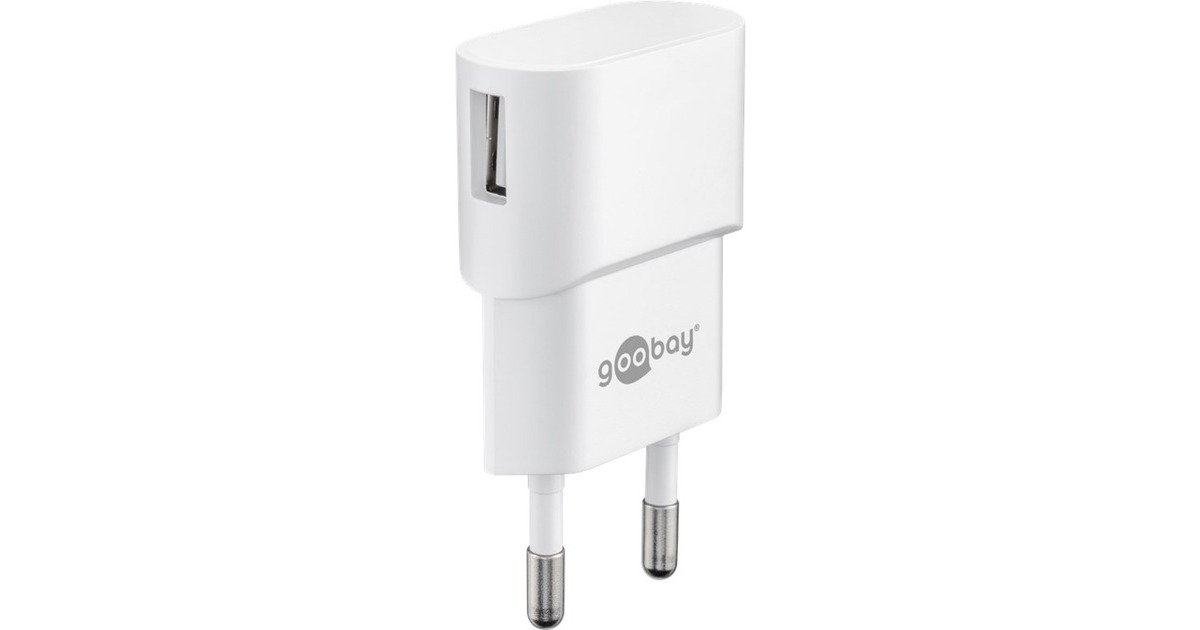 goobay USB-Ladegerät 1 A (5W) weiß(weiß)