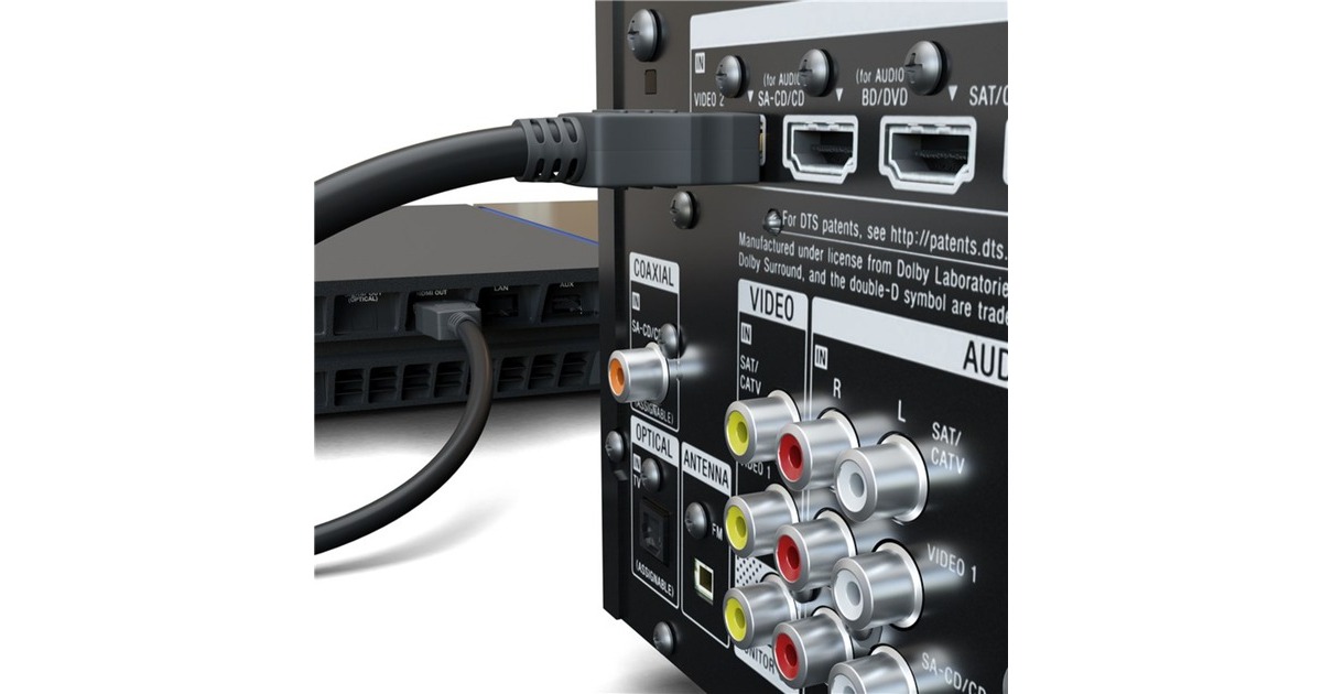 goobay Ultra High-Speed HDMI Kabel mit Ethernet, HDMI 2.1(schwarz, 2 Meter)