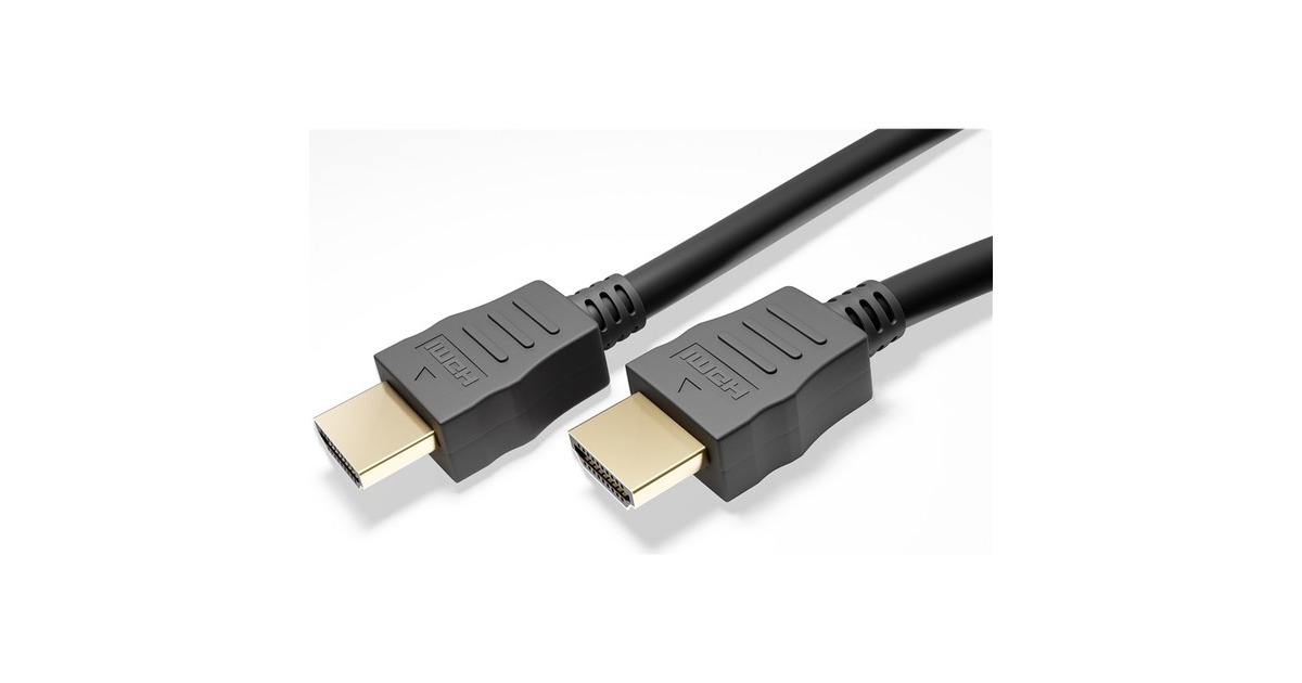 goobay Ultra High-Speed HDMI Kabel mit Ethernet, HDMI 2.1(schwarz, 1,5 Meter)