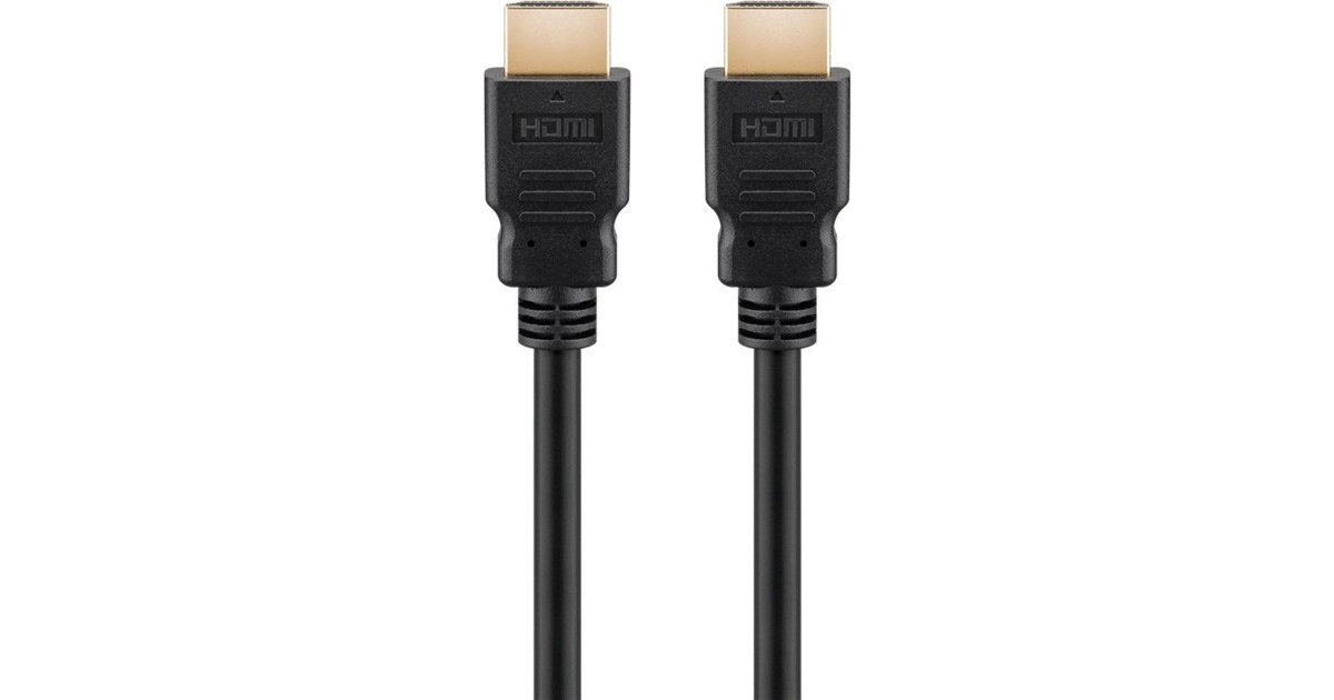 goobay Ultra High-Speed HDMI Kabel mit Ethernet, HDMI 2.1(schwarz, 3 Meter)