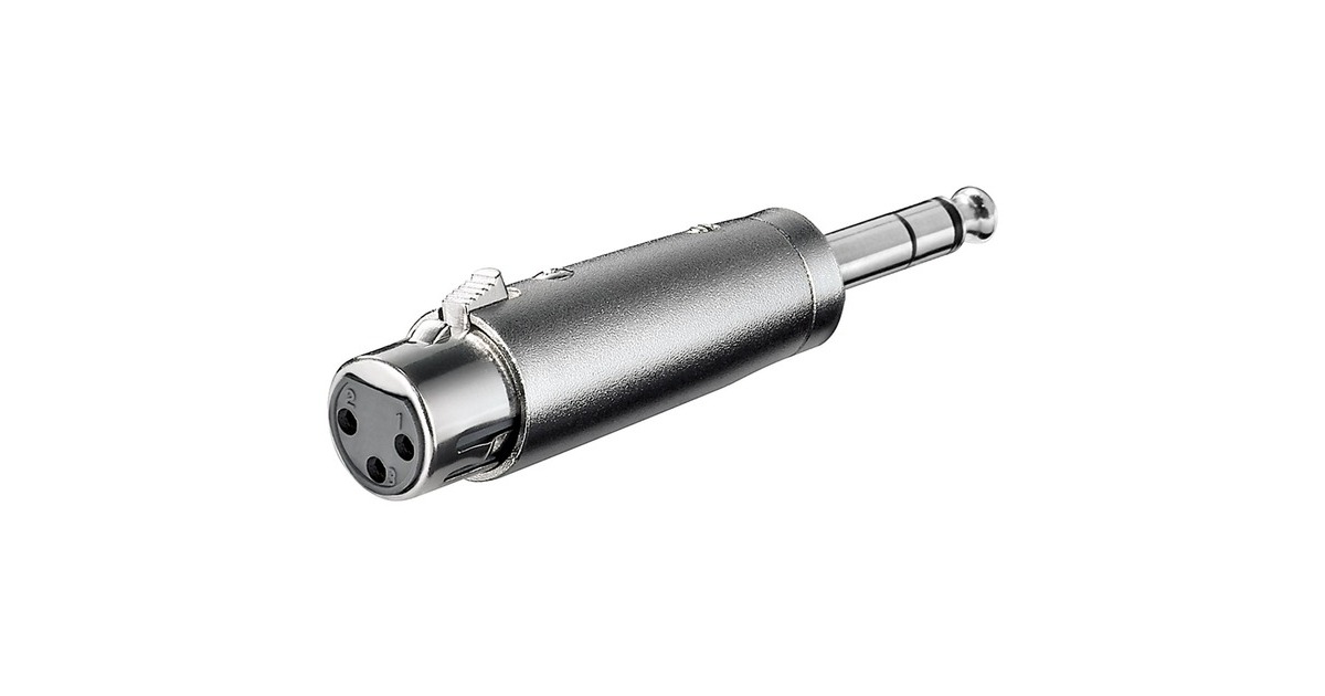 XLR Buchse 3Pin(silber, 1 Stück)