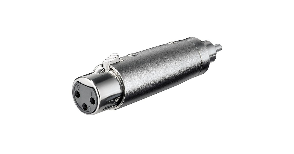 XLR Buchse 3Pin(silber, 1 Stück)