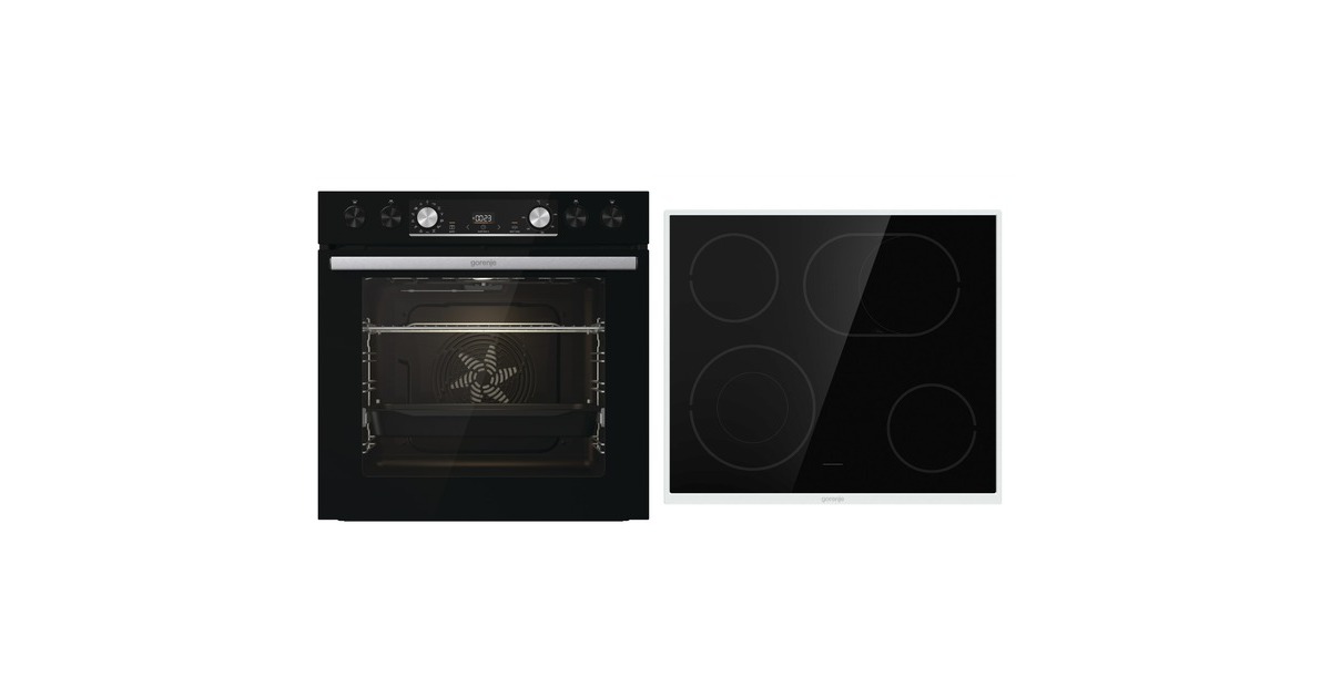 gorenje Black Set 4, Herdset(schwarz)