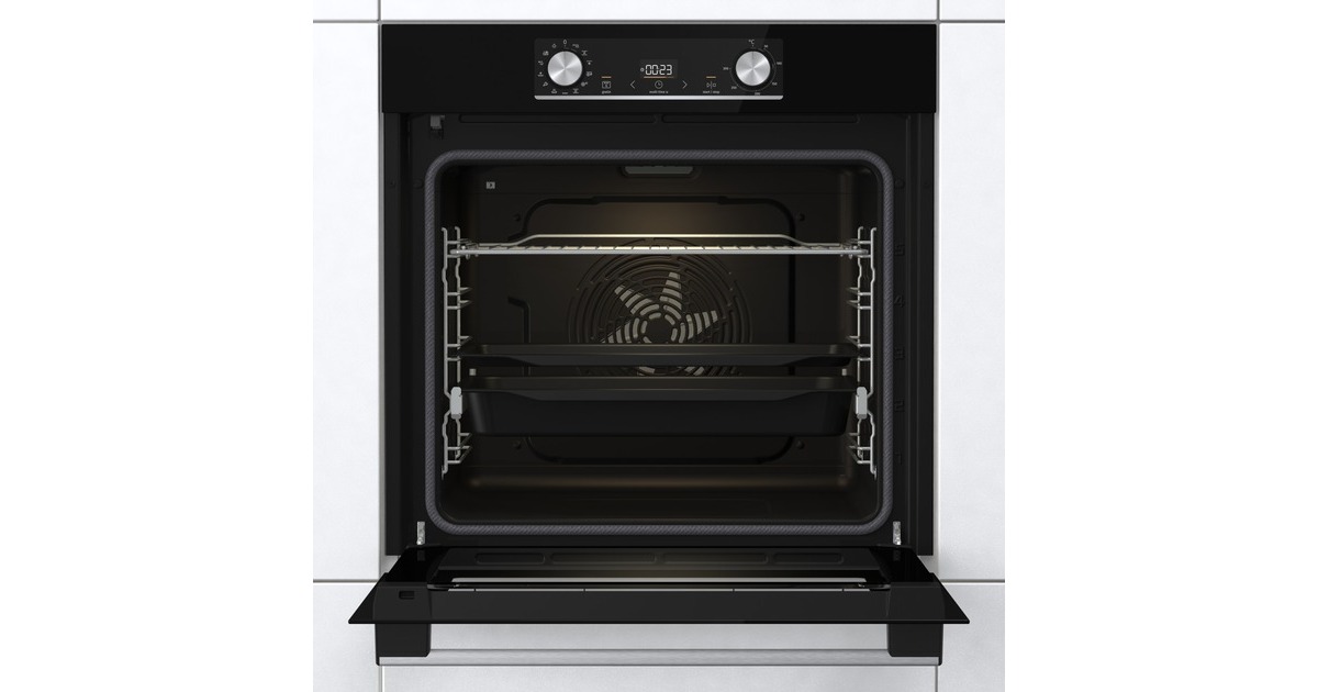 gorenje Black Steam Pyro Set, Backofen-Set(schwarz)