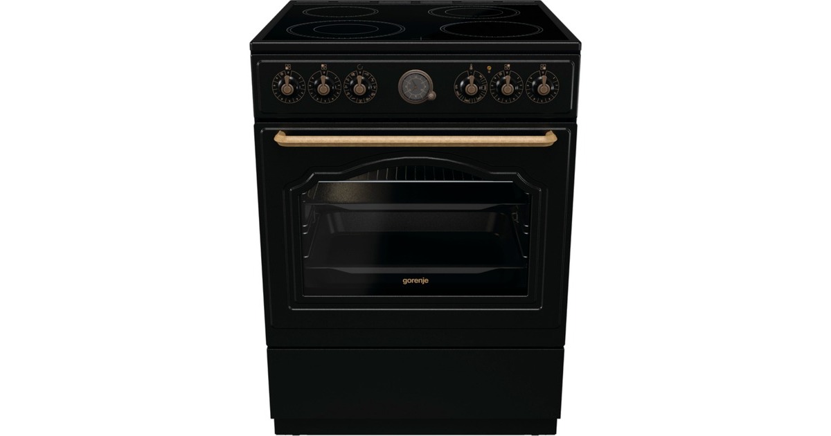 gorenje GECS6B70CLB, Herd(schwarz/gold)