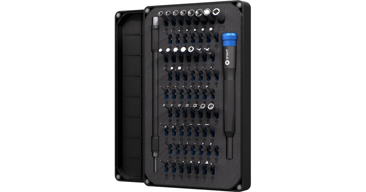 iFixit Mako Precision Bit-Satz(schwarz, 66-teilig)