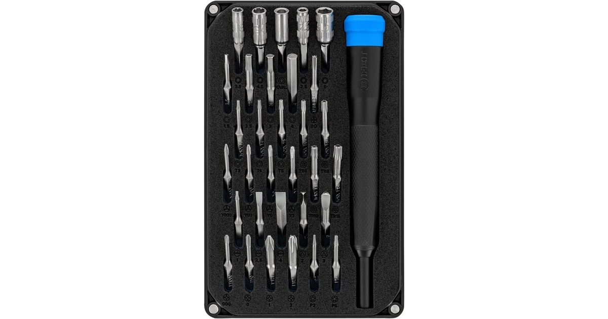 iFixit Moray Precision Bit-Satz(schwarz, 34-teilig)