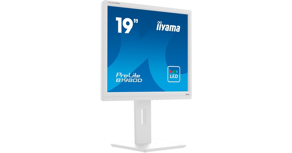 iiyama B1980D-W5, LED-Monitor(48 cm (19 Zoll), weiß, SXGA, TN, VGA, DVI) iiyama B1980D-W5, LED-Monitor(48 cm (19 Zoll), weiß, SXGA, TN, VGA, DVI)