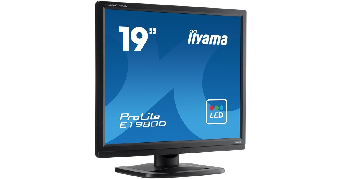 iiyama E1980D-B1, LED-Monitor(48 cm (19 Zoll), schwarz, SXGA, TN, 5 ms (GtG)) iiyama E1980D-B1, LED-Monitor(48 cm (19 Zoll), schwarz, SXGA, TN, 5 ms (GtG))