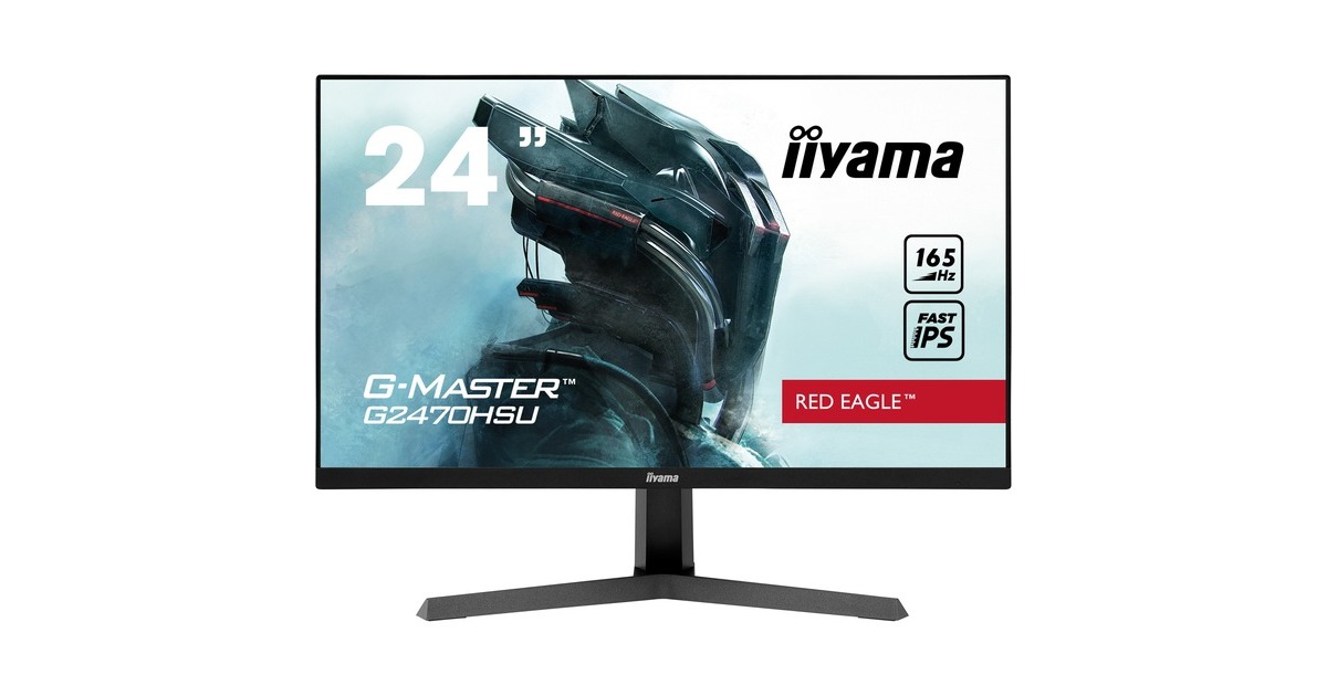iiyama G-Master G2470HSU-B1, Gaming-Monitor(61 cm (24 Zoll), schwarz, FullHD, IPS, AMD Free-Sync, 165Hz Panel)