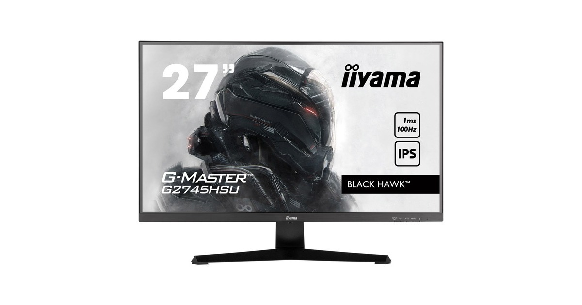 iiyama G-Master G2745HSU-B1, Gaming-Monitor(69 cm (27 Zoll), schwarz (matt), FullHD, IPS, AMD Free-Sync, 100Hz Panel)