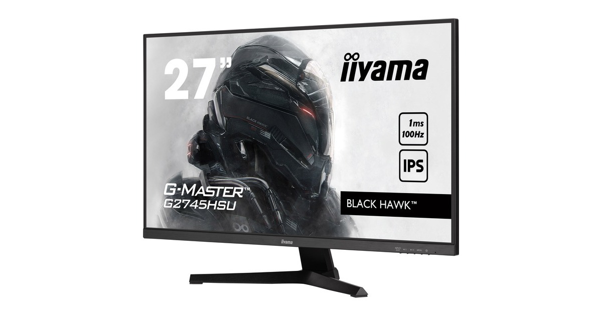 iiyama G-Master G2745HSU-B1, Gaming-Monitor(69 cm (27 Zoll), schwarz (matt), FullHD, IPS, AMD Free-Sync, 100Hz Panel)