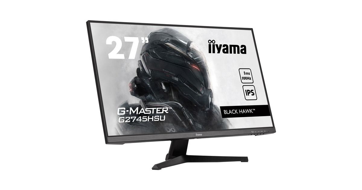 iiyama G-Master G2745HSU-B1, Gaming-Monitor(69 cm (27 Zoll), schwarz (matt), FullHD, IPS, AMD Free-Sync, 100Hz Panel)