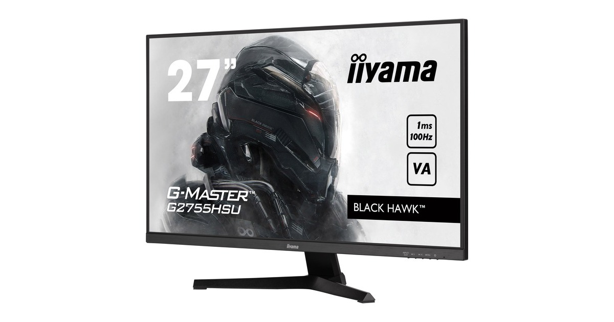 iiyama G-Master G2755HSU-B1, Gaming-Monitor(68.5 cm (27 Zoll), schwarz, Full HD, VA, HDMI, DisplayPort, Free-Sync, USB, 100Hz Panel)