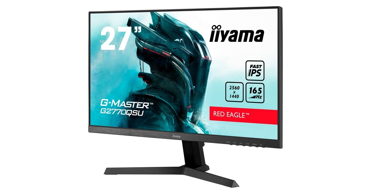 iiyama G-Master G2770QSU-B1, Gaming-Monitor(68.5 cm (27 Zoll), schwarz, QHD, IPS, AMD Free-Sync, 165Hz Panel, Outlet)