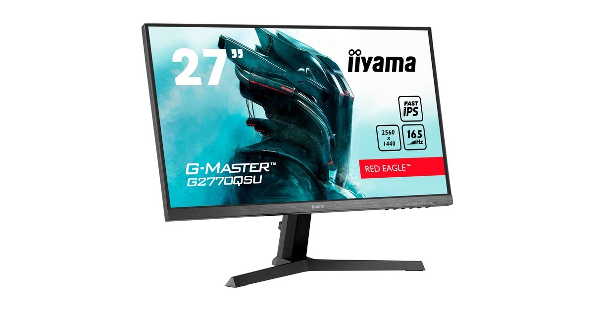 iiyama G-Master G2770QSU-B1, Gaming-Monitor(68.5 cm (27 Zoll), schwarz, QHD, IPS, AMD Free-Sync, 165Hz Panel, Outlet)