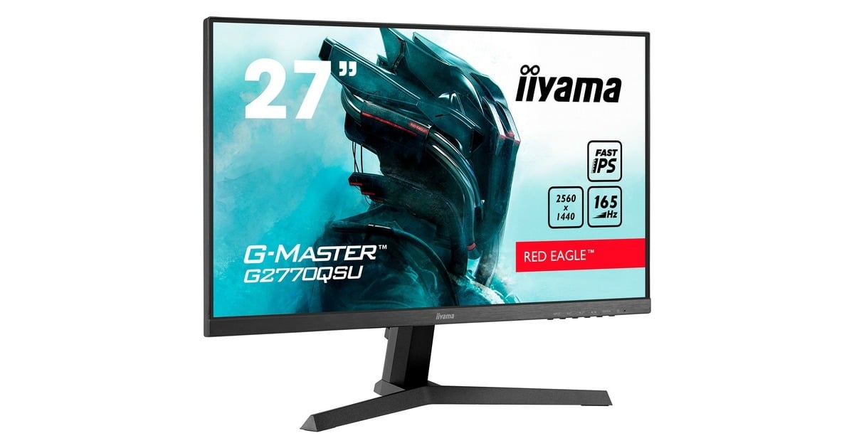 iiyama G-Master G2770QSU-B1, Gaming-Monitor(68.5 cm (27 Zoll), schwarz, QHD, IPS, AMD Free-Sync, 165Hz Panel)