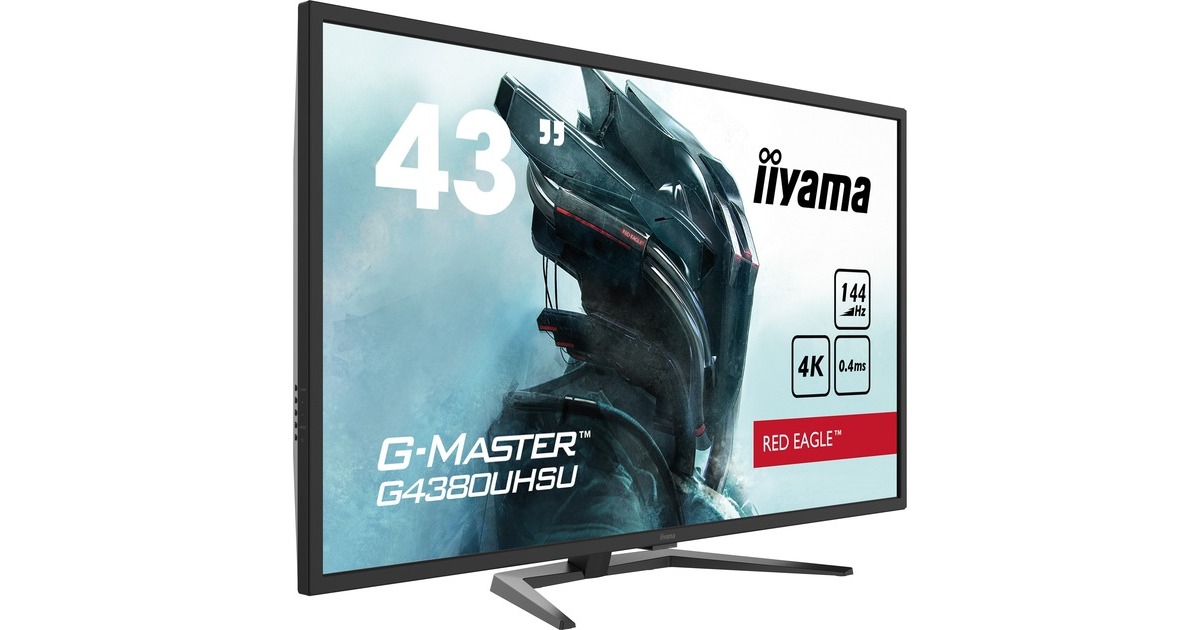iiyama G-Master G4380UHSU-B1, Gaming-Monitor(108 cm (43 Zoll), schwarz, UltraHD/4K, AMD Free-Sync, VA, 144Hz Panel)