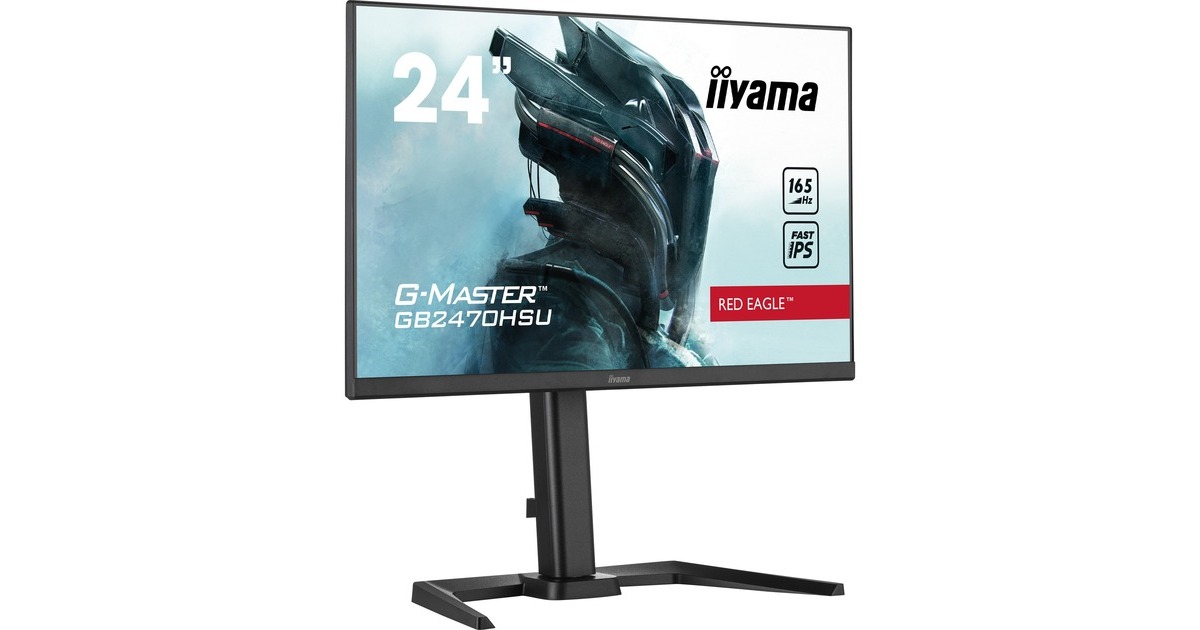 iiyama G-Master GB2470HSU-B5, Gaming-Monitor(60.5 cm (23.8 Zoll), schwarz, FullHD, IPS, AMD Free-Sync, 165Hz Panel)