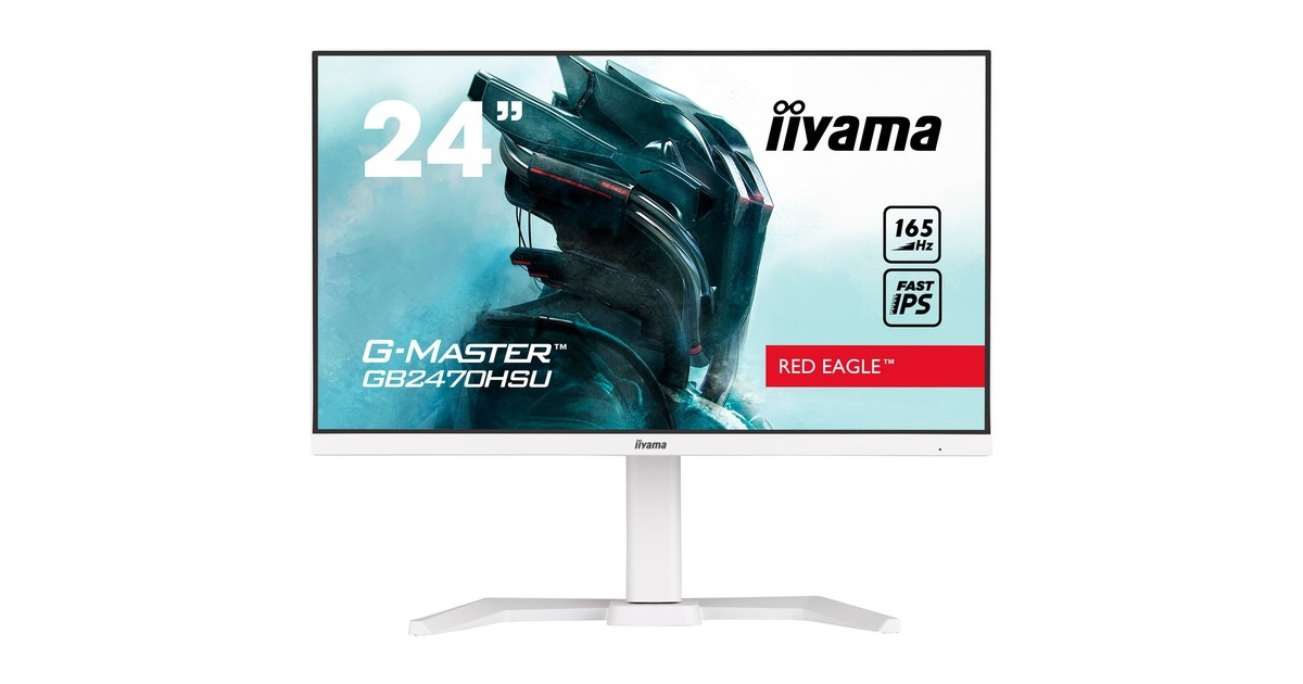 iiyama G-Master GB2470HSU-W5, Gaming-Monitor(60.5 cm (24 Zoll), weiß, FullHD, IPS, AMD Free-Sync Technologie, 165Hz Panel)