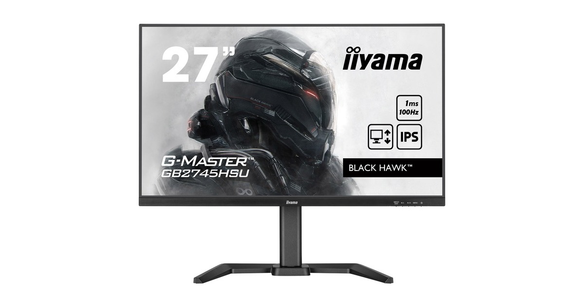 iiyama G-Master GB2745HSU-B1, Gaming-Monitor(69 cm (27 Zoll), schwarz (matt), FullHD, IPS, AMD Free-Sync)
