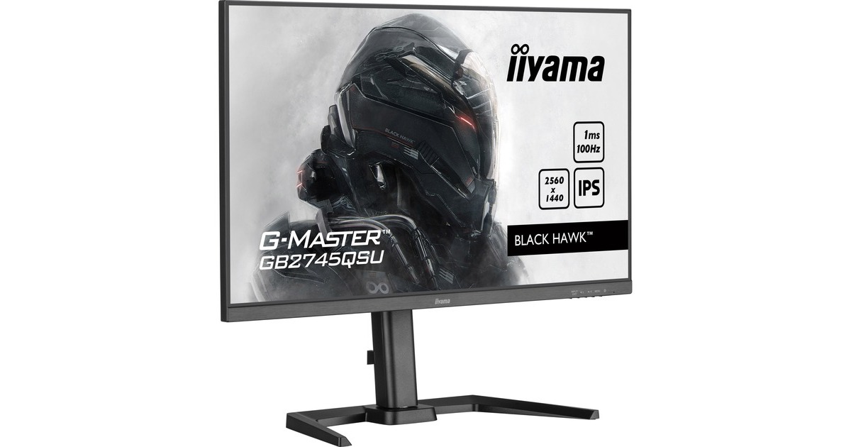iiyama G-Master GB2745QSU-B1, Gaming-Monitor(69 cm (27 Zoll), schwarz (matt), QHD, IPS, AMD Free-Sync, 100Hz Panel)