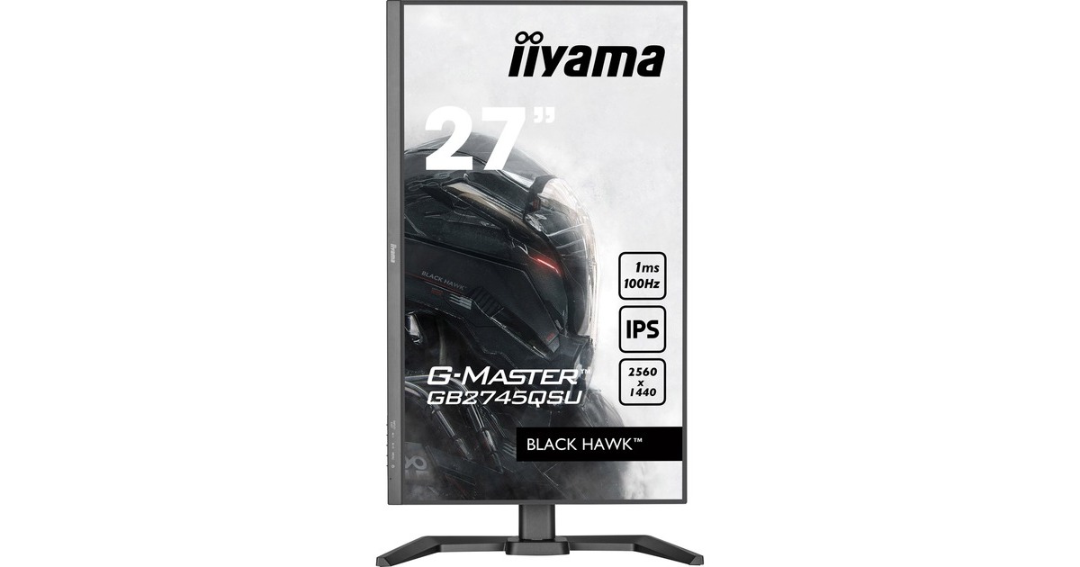 iiyama G-Master GB2745QSU-B1, Gaming-Monitor(69 cm (27 Zoll), schwarz (matt), QHD, IPS, AMD Free-Sync, 100Hz Panel)