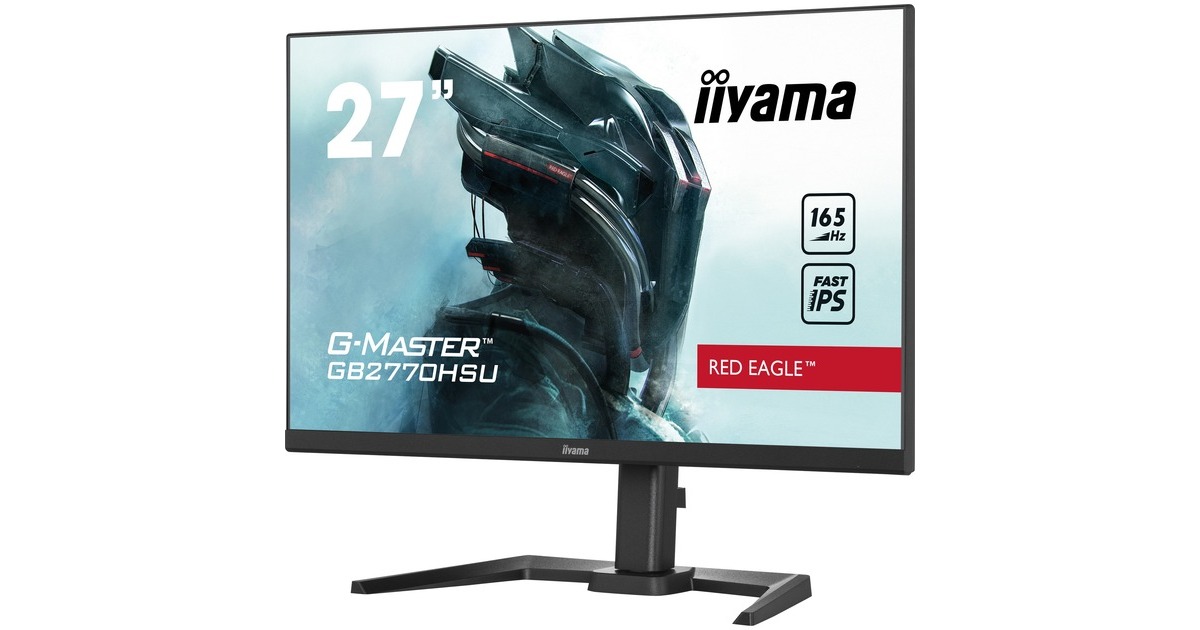 iiyama G-Master GB2770HSU-B5, Gaming-Monitor(69 cm (27 Zoll), schwarz, FullHD, AMD Free-Sync, IPS, 165Hz Panel)