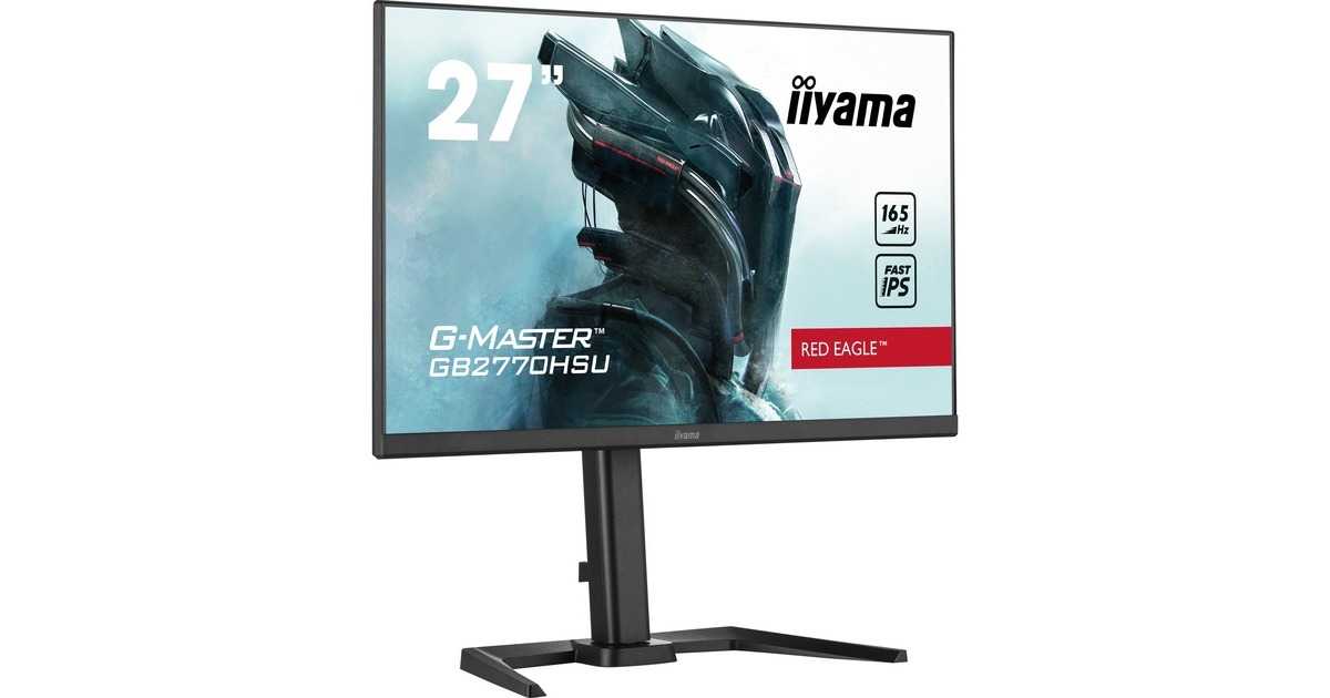 iiyama G-Master GB2770HSU-B5, Gaming-Monitor(69 cm (27 Zoll), schwarz, FullHD, AMD Free-Sync, IPS, 165Hz Panel)