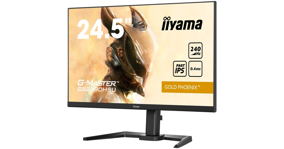 iiyama Gold Phoenix G-Master GB2590HSU-B5, Gaming-Monitor(62.2 cm (24.5 Zoll), schwarz (matt), FullHD, IPS, AMD Free-Sync Premium, 240Hz Panel)