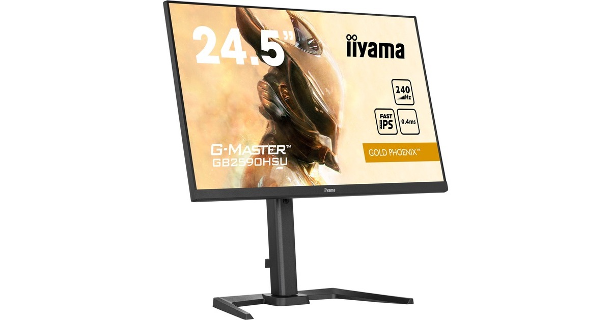 iiyama Gold Phoenix G-Master GB2590HSU-B5, Gaming-Monitor(62.2 cm (24.5 Zoll), schwarz (matt), FullHD, IPS, AMD Free-Sync Premium, 240Hz Panel)