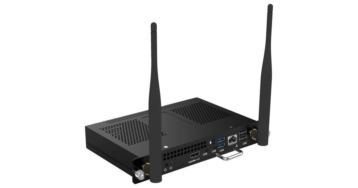 iiyama OPS-SLOT-PC (OPC51201CC-1), Mini-PC(schwarz, Windows 11 IoT Enterprise 64-Bit)