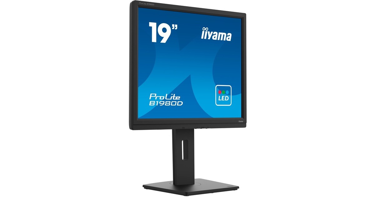 iiyama PROLITE B1980D-B5, LED-Monitor(48 cm (19 Zoll), schwarz, SXGA, TN, VGA, DVI) iiyama PROLITE B1980D-B5, LED-Monitor(48 cm (19 Zoll), schwarz, SXGA, TN, VGA, DVI)