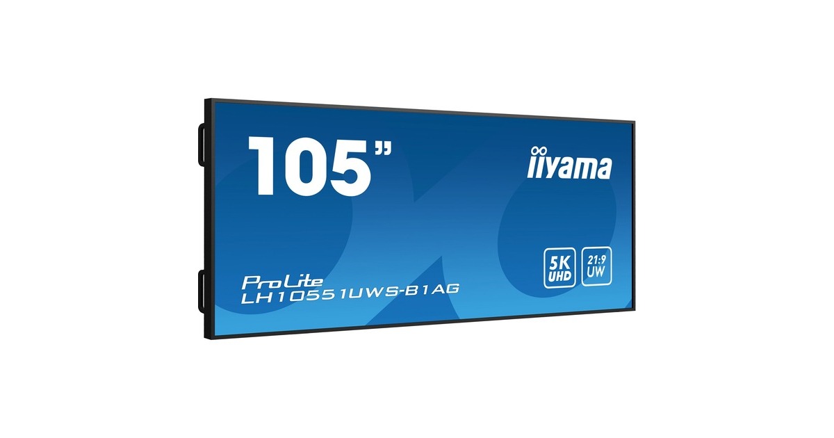 iiyama ProLite LH10551UWS-B1AG, Public Display(schwarz, 5K UW, DaisyChain, 60 Hz) iiyama ProLite LH10551UWS-B1AG, Public Display(schwarz, 5K UW, DaisyChain, 60 Hz)