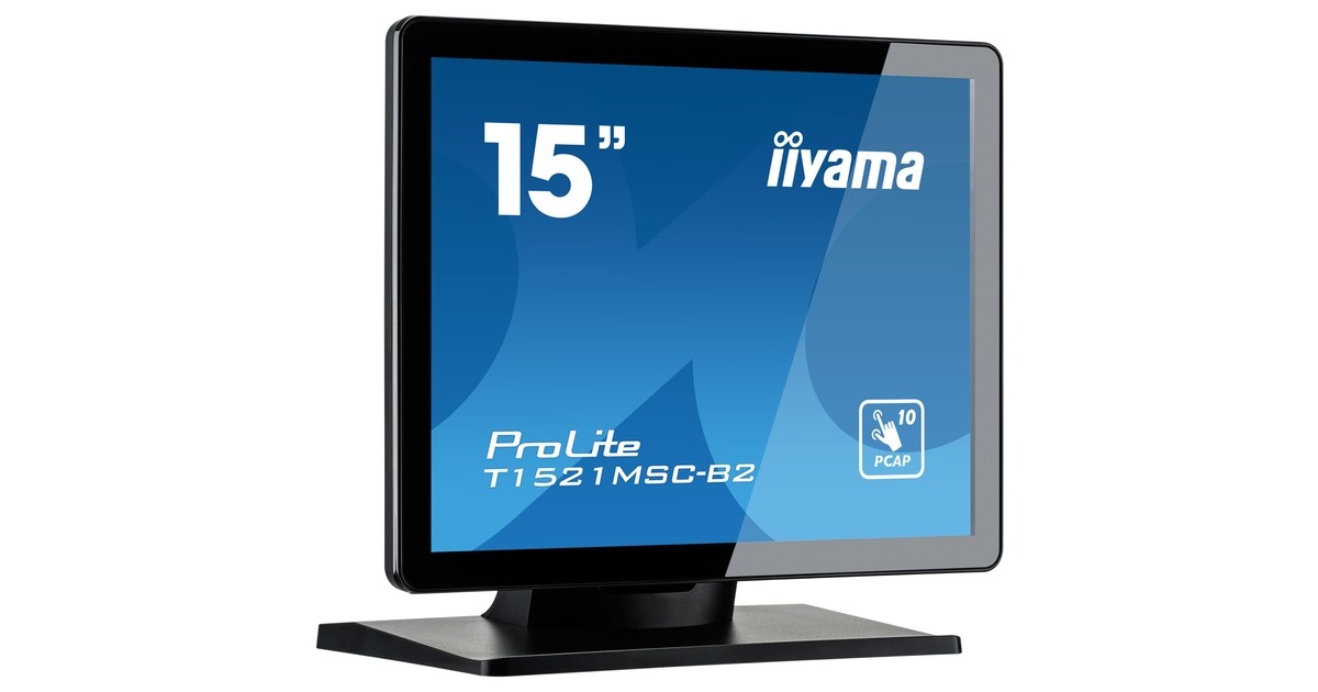 iiyama ProLite T1521MSC-B2, LED-Monitor(38 cm (15 Zoll), schwarz (matt), XGA,TN, Touchscreen) iiyama ProLite T1521MSC-B2, LED-Monitor(38 cm (15 Zoll), schwarz (matt), XGA,TN, Touchscreen)