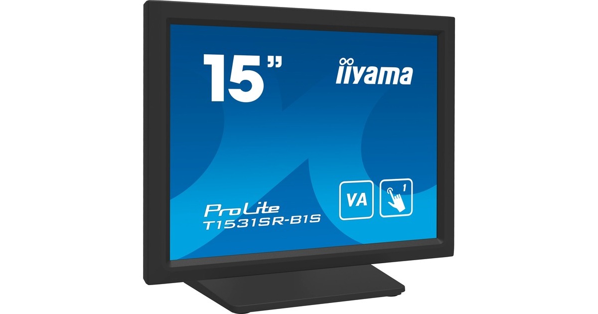 iiyama ProLite T1531SR-B1S, LED-Monitor(38 cm (15 Zoll), schwarz (matt), XGA, VA, Touchscreen, VGA, HDMI, DisplayPort) iiyama ProLite T1531SR-B1S, LED-Monitor(38 cm (15 Zoll), schwarz (matt), XGA, VA, Touchscreen, VGA, HDMI, DisplayPort)