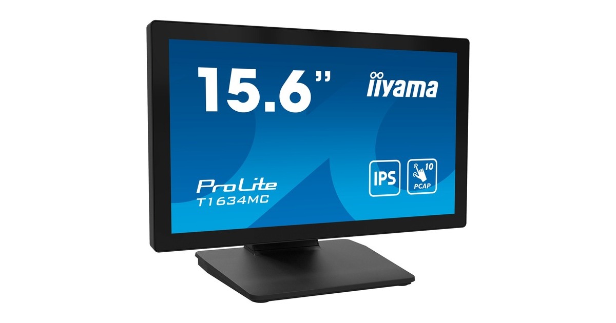 iiyama ProLite T1634MC-B1S, LED-Monitor(40 cm (16 Zoll), schwarz (matt), FullHD, IPS, HDMI, DisplayPort) iiyama ProLite T1634MC-B1S, LED-Monitor(40 cm (16 Zoll), schwarz (matt), FullHD, IPS, HDMI, DisplayPort)