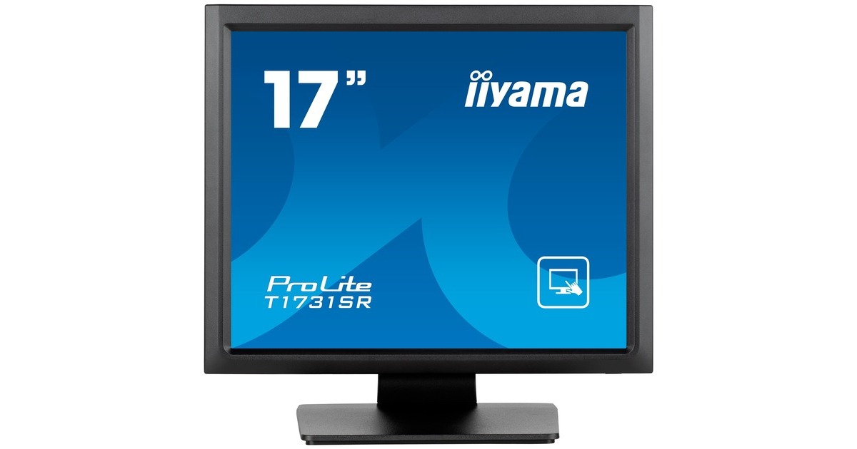 iiyama ProLite T1731SR-B1S, LED-Monitor(43 cm (17 Zoll), schwarz (matt), WXGA, TN, Touchscreen)