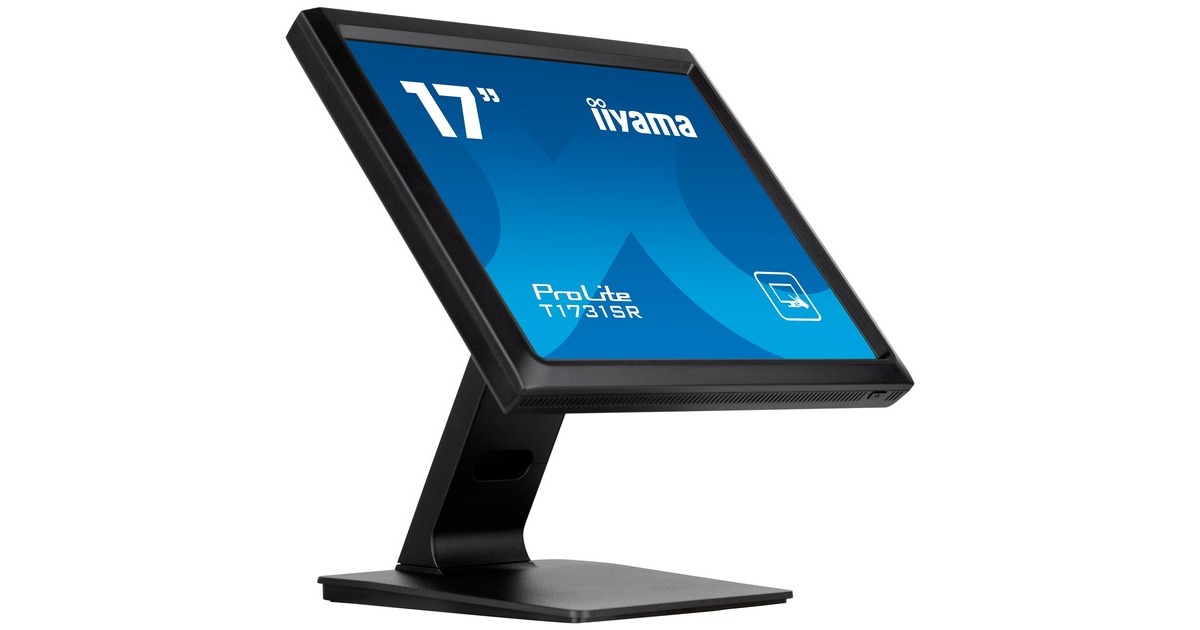 iiyama ProLite T1731SR-B1S, LED-Monitor(43 cm (17 Zoll), schwarz (matt), WXGA, TN, Touchscreen)