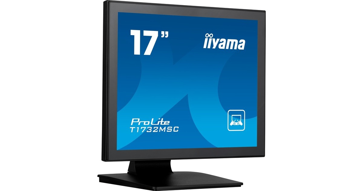 iiyama ProLite T1732MSC-B1S, LED-Monitor(43 cm (17 Zoll), schwarz, SXGA, TN, HDMI, DisplayPort, VGA, USB, Touchscreen) iiyama ProLite T1732MSC-B1S, LED-Monitor(43 cm (17 Zoll), schwarz, SXGA, TN, HDMI, DisplayPort, VGA, USB, Touchscreen)