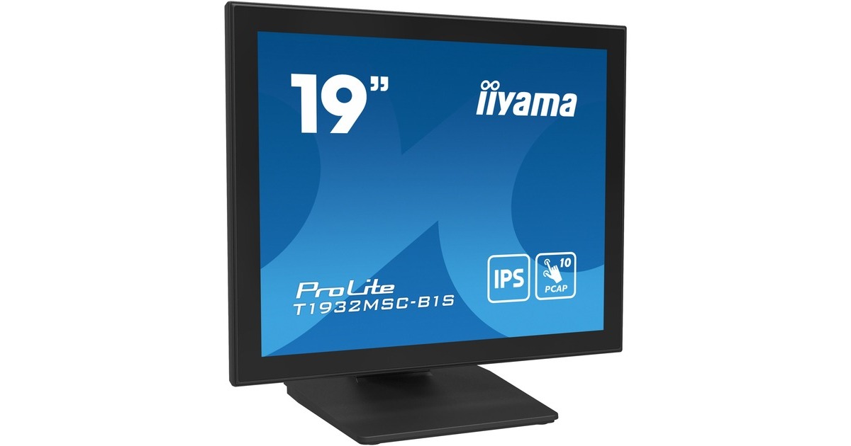 iiyama ProLite T1932MSC-B1S, LED-Monitor(48 cm (19 Zoll), schwarz (matt), SXGA, IPS, Touchscreen) iiyama ProLite T1932MSC-B1S, LED-Monitor(48 cm (19 Zoll), schwarz (matt), SXGA, IPS, Touchscreen)