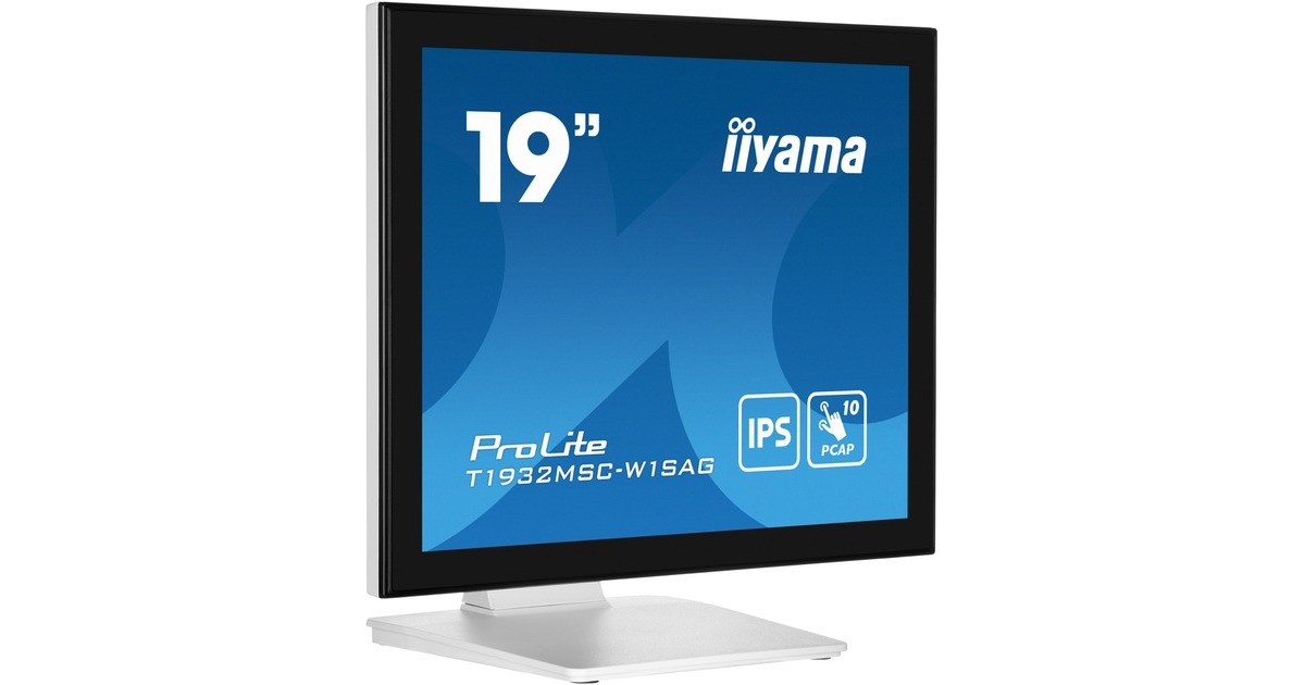 iiyama ProLite T1932MSC-W1SAG, LED-Monitor(48 cm (19 Zoll), weiß (matt), SXGA, IPS, Touchscreen) iiyama ProLite T1932MSC-W1SAG, LED-Monitor(48 cm (19 Zoll), weiß (matt), SXGA, IPS, Touchscreen)