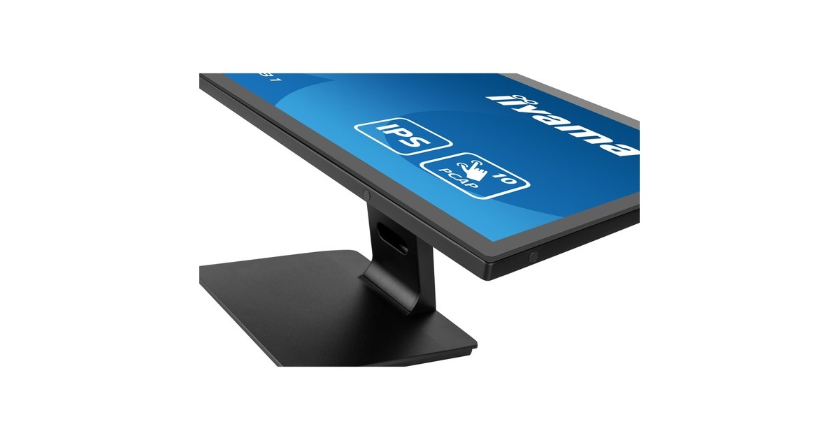 iiyama ProLite T2438MSC-B1, LED-Monitor(60.5 cm (23.8 Zoll), schwarz (matt), FullHD, IPS, Touchscreen)