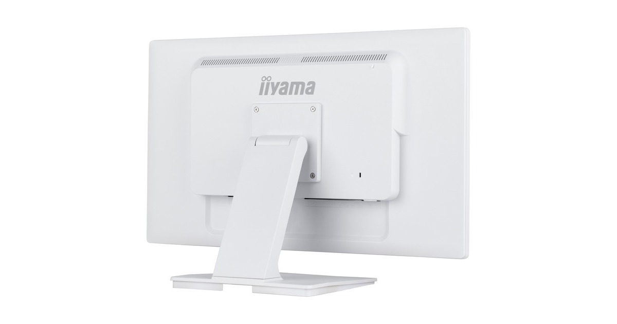 iiyama ProLite T2452MSC-W1, LED-Monitor(61 cm (24 Zoll), weiß/schwarz, FullHD, IPS, Touchscreen)